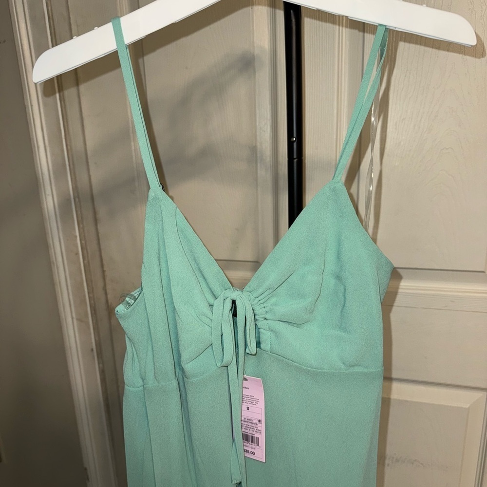 Wild Fable Chiffon Midi Dress | Sweetheart Neckline, High-Low Hem Size S NWT - Picture 4 of 12